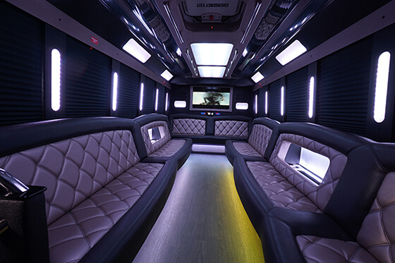 white party bus