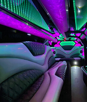 limo charlotte interior